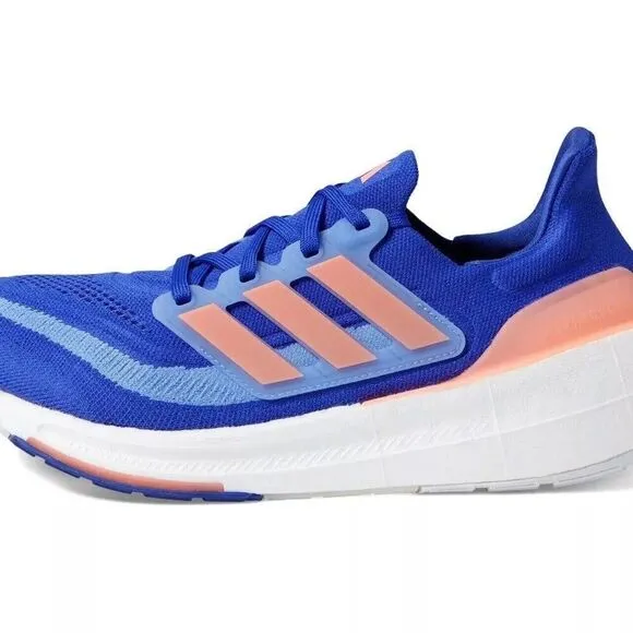 Men's Adidas UltraBoost Light Running Shoes 'Lucid Blue Coral Fusion HP3343 10.5