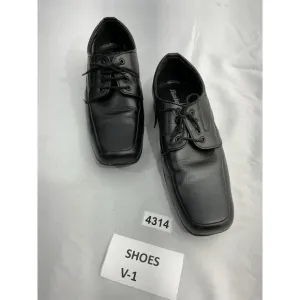 Men’s Bata Dress Oxford Shoes 7 Black Lace Up Square Toe NWOT