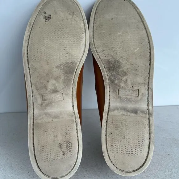 Men's Ben Silver Charleston Brown Boat Shoes Size 11D
