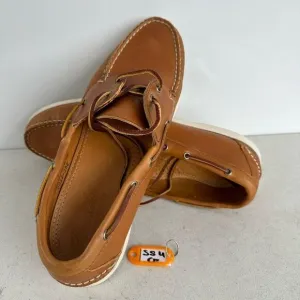 Men's Ben Silver Charleston Brown Boat Shoes Size 11D