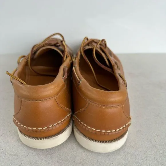 Men's Ben Silver Charleston Brown Boat Shoes Size 11D