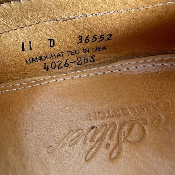 Men's Ben Silver Charleston Brown Boat Shoes Size 11D