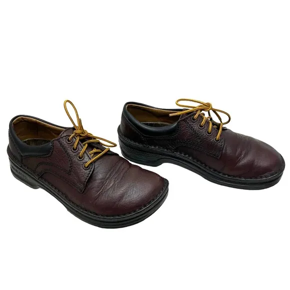 Men's Birkenstock Footprints Brown Leather Oxford Shoes 8