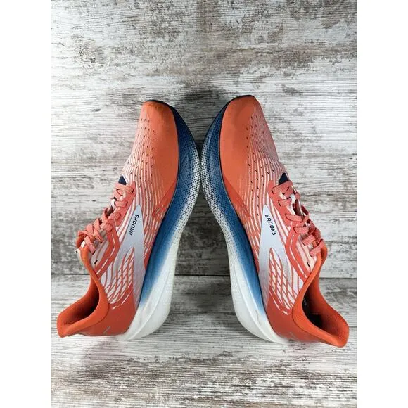 Men's Brooks Hyperion Max Orange Running Shoes Sz 10D Athletic Gym EUC!
