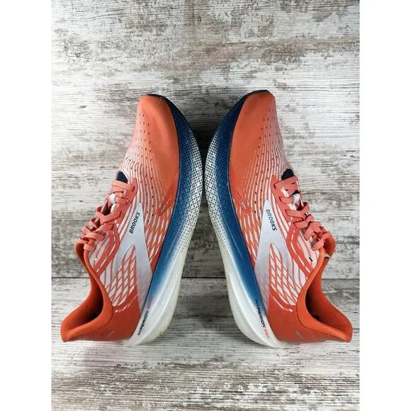 Men's Brooks Hyperion Max Orange Running Shoes Sz 10D Athletic Gym EUC!