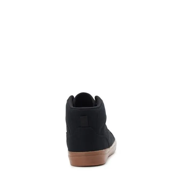 Men's Canvas High Top Skate Sneakers - Comfortable Stylish Shoes Sporty Skater