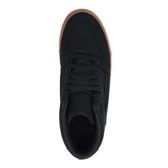 Men's Canvas High Top Skate Sneakers - Comfortable Stylish Shoes Sporty Skater