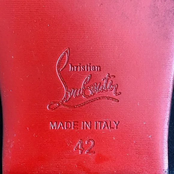 Mens Christian Louboutin Red Bottom Loafers
