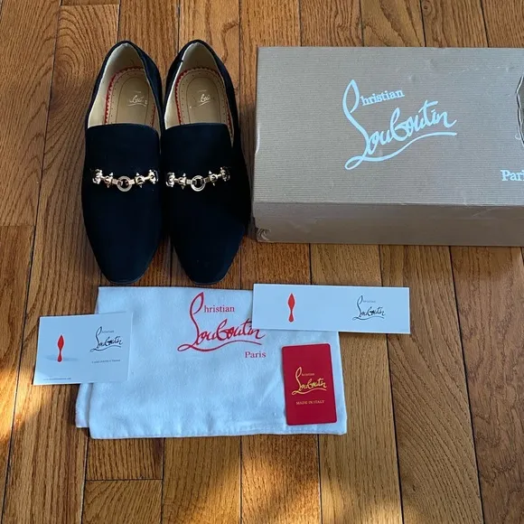 Mens Christian Louboutin Red Bottom Loafers
