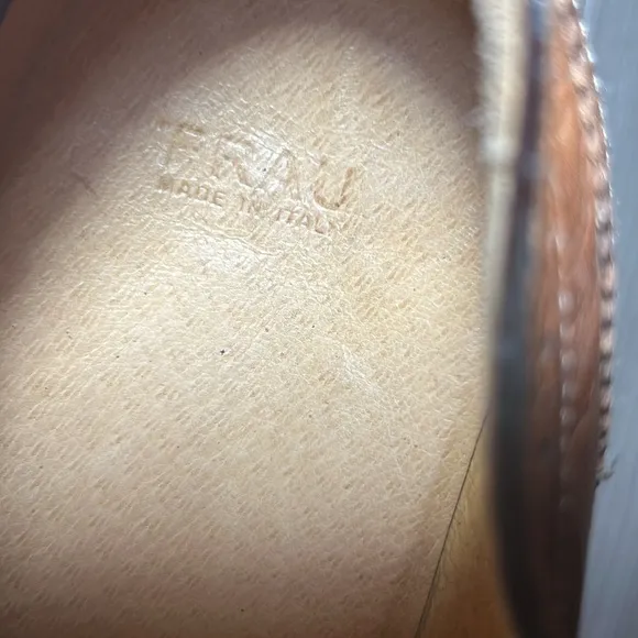Men’s designer leather shoes, Sz 44