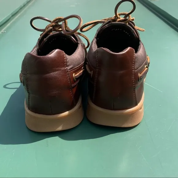 Men’s Hotter Ortholite leather lace up boat shoes