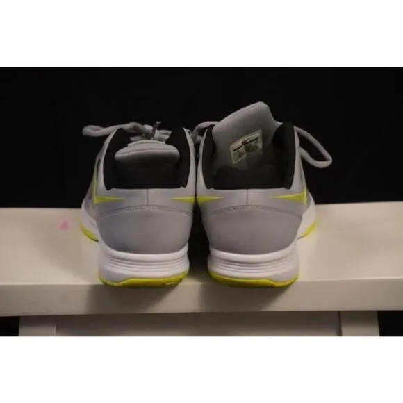 Men's Nike Air Vapor Ace Grey and Yellow Tennis Shoes - Size 12