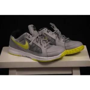 Men's Nike Air Vapor Ace Grey and Yellow Tennis Shoes - Size 12