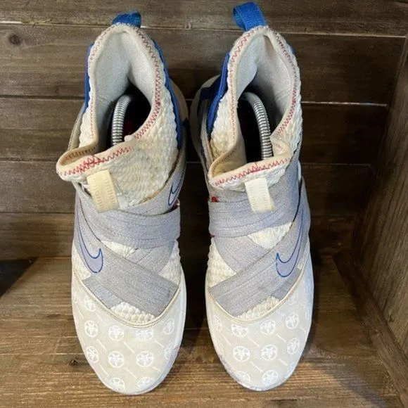 Mens Nike Lebron Soldier‎ XII 7 Light Bone Basketball Shoes Sneakers Size 10.5 M