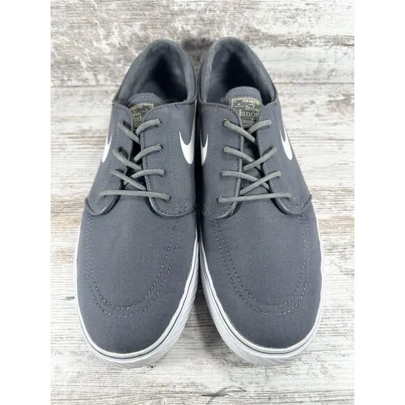 Men's Nike SB Stefan Janoski Gray Canvas Sneakers Sz 13 Athletic