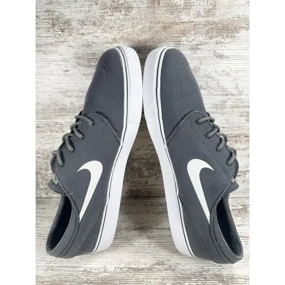 Men's Nike SB Stefan Janoski Gray Canvas Sneakers Sz 13 Athletic