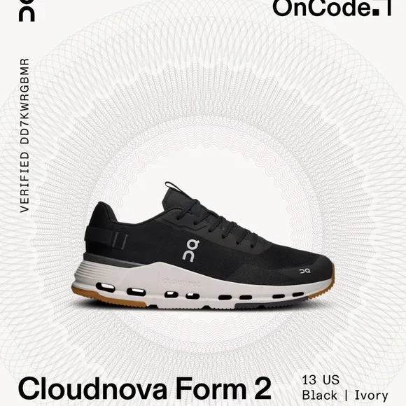 Men’s On Cloudnova Form 2–Size 13 US