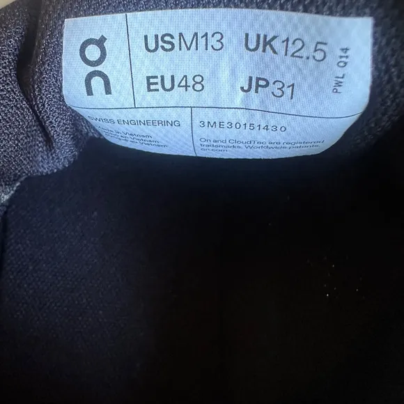 Men’s On Cloudnova Form 2–Size 13 US