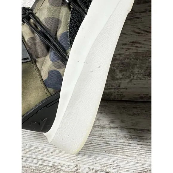 Men's Pajar Canada Exo Light Lace-Up Black/Green Camo Sneakers Sz 13