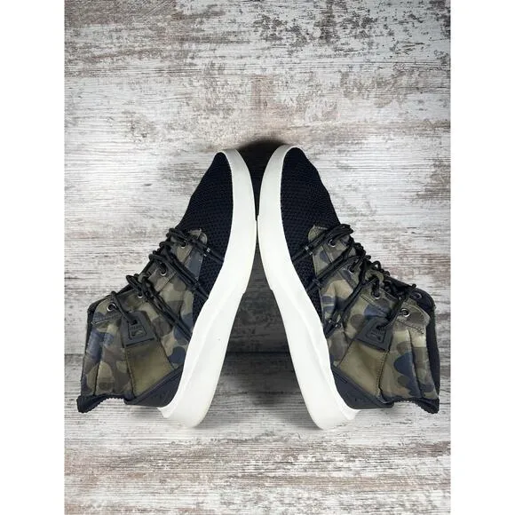Men's Pajar Canada Exo Light Lace-Up Black/Green Camo Sneakers Sz 13