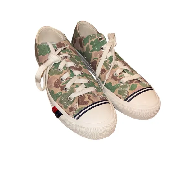 Men's Pro-Keds Sneakers, Size 7 Green Camo