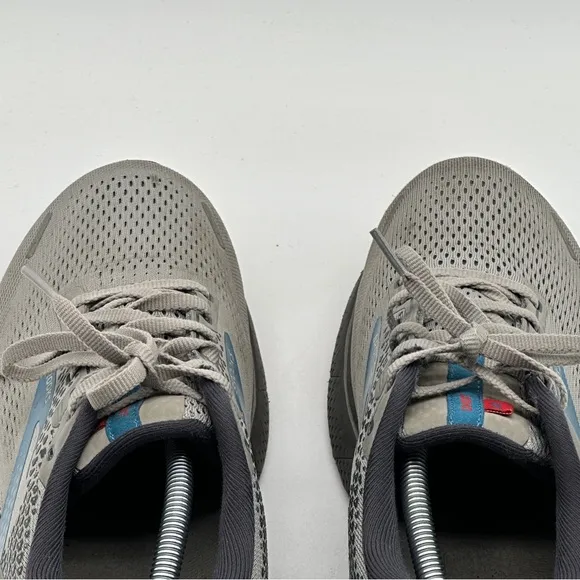 Men's Size 12 Brooks Ghost 14 Gray Blue Red Running Shoes
