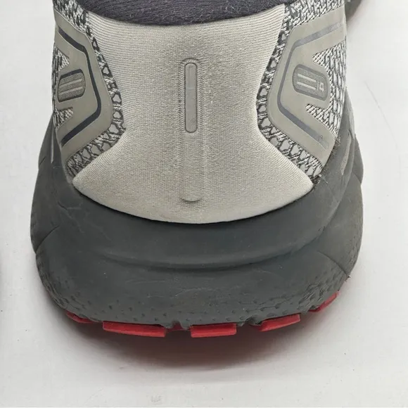 Men's Size 12 Brooks Ghost 14 Gray Blue Red Running Shoes