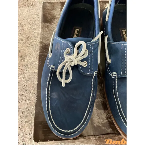 MEN’S Timberland Blue Boat Shoes Size 12