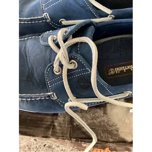 MEN’S Timberland Blue Boat Shoes Size 12
