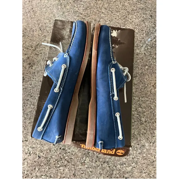 MEN’S Timberland Blue Boat Shoes Size 12