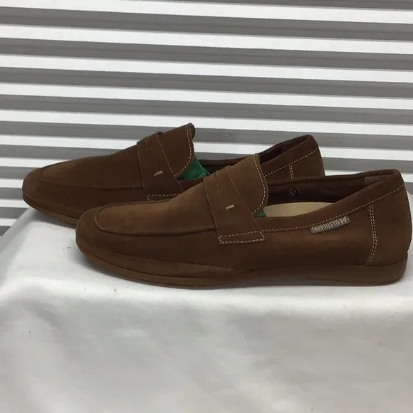 Mephisto 'Alexis' brown leather shoes size 8