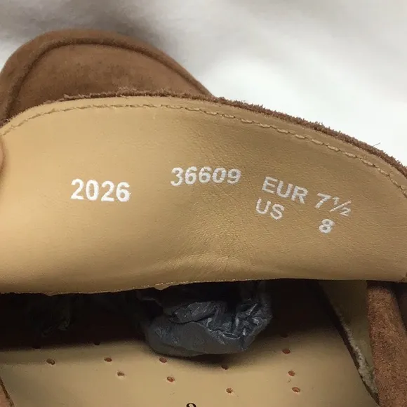 Mephisto 'Alexis' brown leather shoes size 8