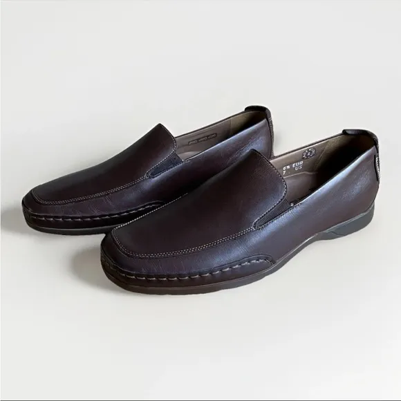 Mephisto Edlef Loafers Men's Size 7 Brown  Leather Slip-On Casual Driving Shoes