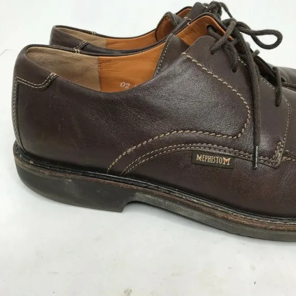 Mephisto Men's Leather Gaetan Oxford Lace Up Shoes