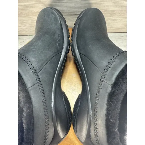 Merrell Womens Size 10  Encore Ice 4 Black Clogs Mules Slip On Shoes