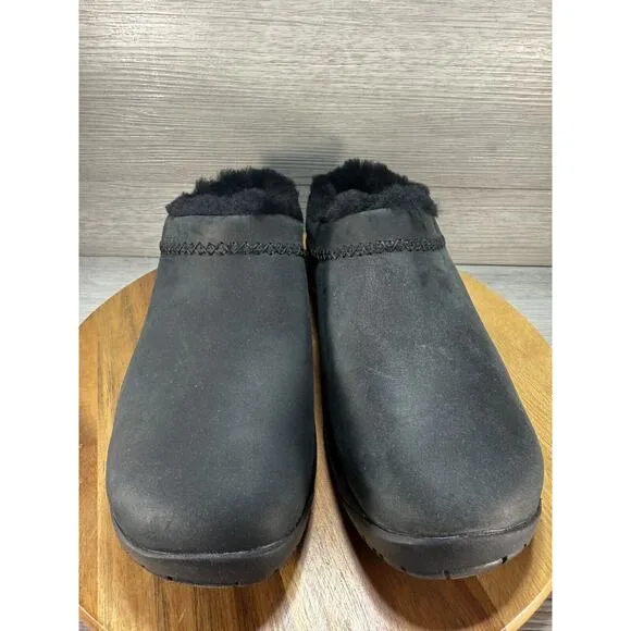 Merrell Womens Size 10  Encore Ice 4 Black Clogs Mules Slip On Shoes