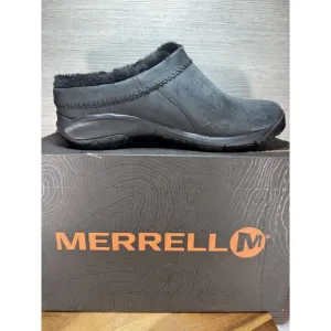 Merrell Womens Size 10  Encore Ice 4 Black Clogs Mules Slip On Shoes