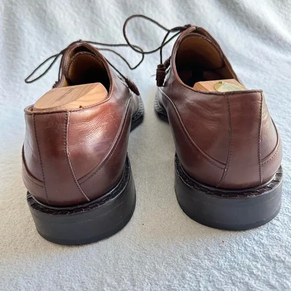 Mezlan Alligator Lace Up Brown Spain Shoes MEN'S  Size 11 M exotic Leather Shoes