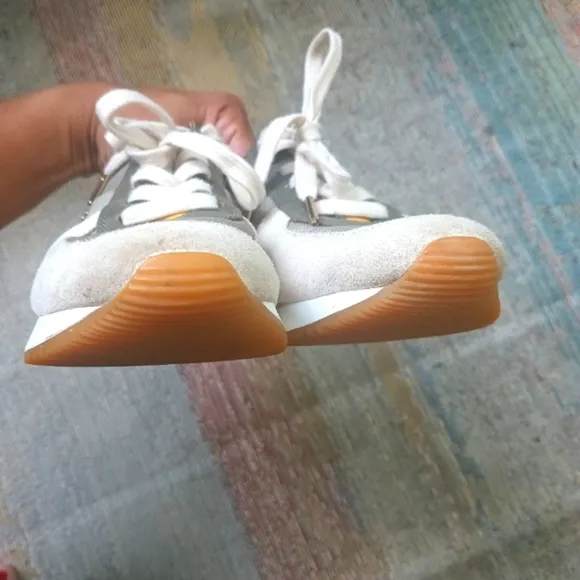 Michael Kors Allie Trainer Green Orange Yellow Shoes Women's Size 7