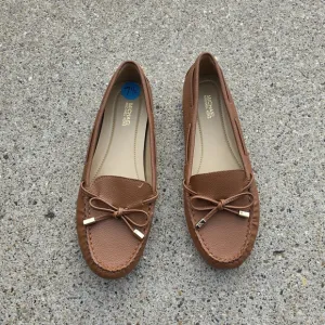Michael Kors Brown Leather Loafers Women Size 7.5