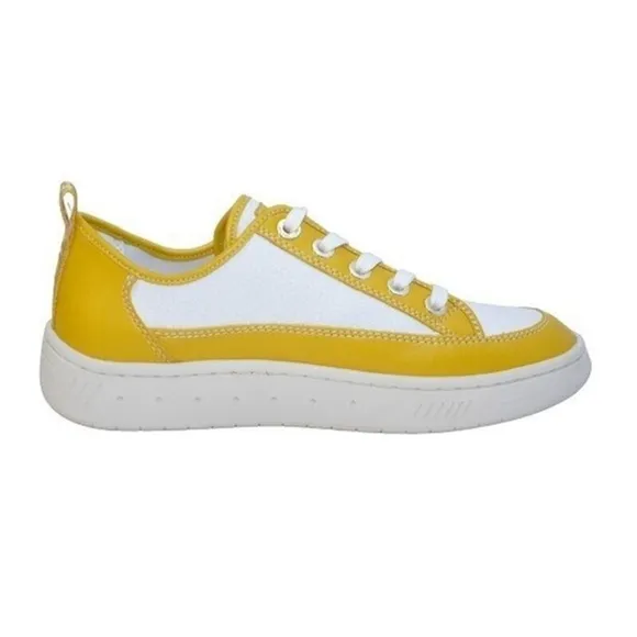 Michael Kors Shea Lace Up Sneaker Shoes on Yellow Size US 9