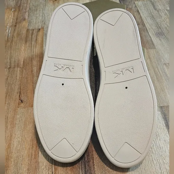 Michael Kors Suede &amp; Faux Fur Trimmed Sneakers.