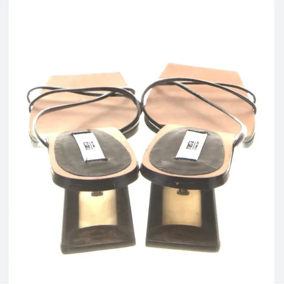 Miista Ellie Ocean Leather Sandal Slides