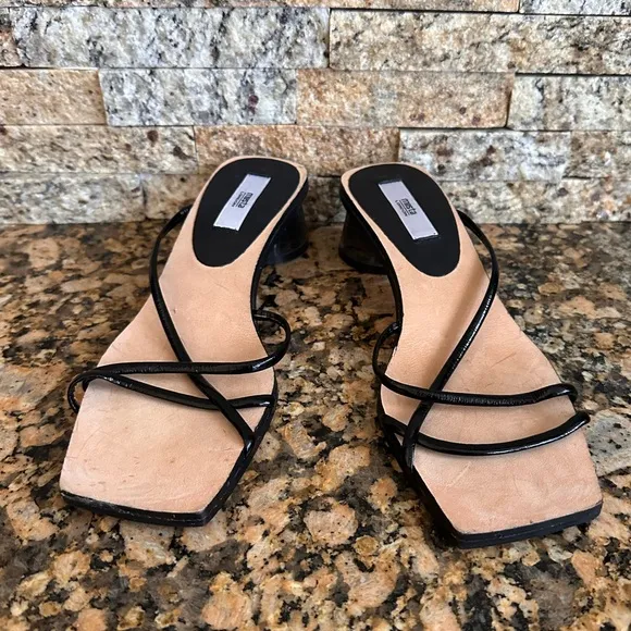 Miista Ellie Ocean Leather Sandal Slides