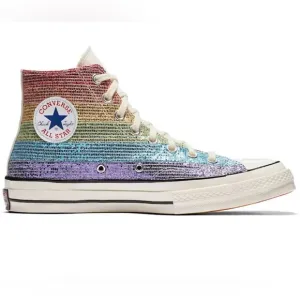 Miley Cyrus Chuck 70 Pride Hi Sneakers Size 7