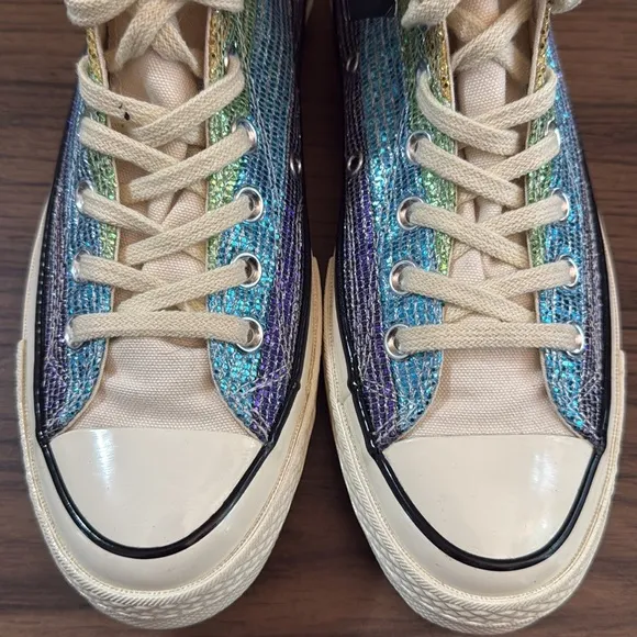 Miley Cyrus Chuck 70 Pride Hi Sneakers Size 7