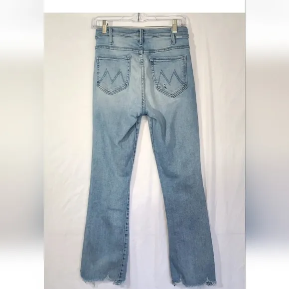Mother Womens The Hustler Ankle Chew Jeans in Petal Plucker 27
