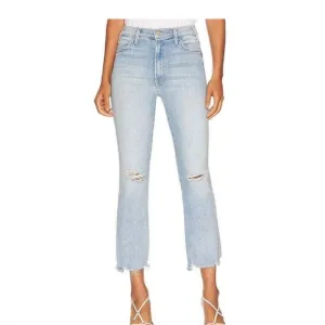 Mother Womens The Hustler Ankle Chew Jeans in Petal Plucker 27