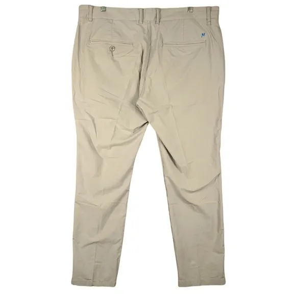 Mugsy Jeans The Jacks Khaki Performance Stretch Golf Lightweight Pants 40x30