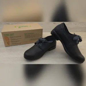 Naot Blizzard Womens Flat Lace Oxford Black Soft Leather EU 38 US 7- 7.5…